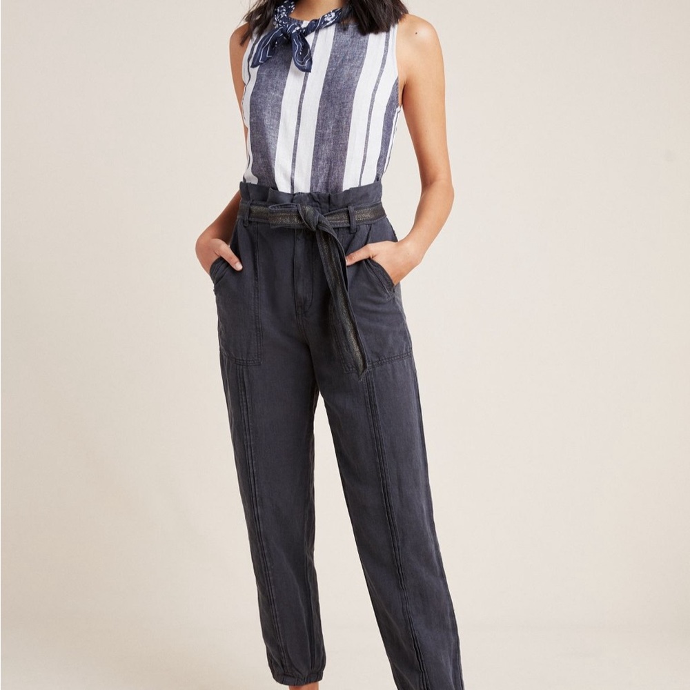 Anthropologie tapered utility joggers